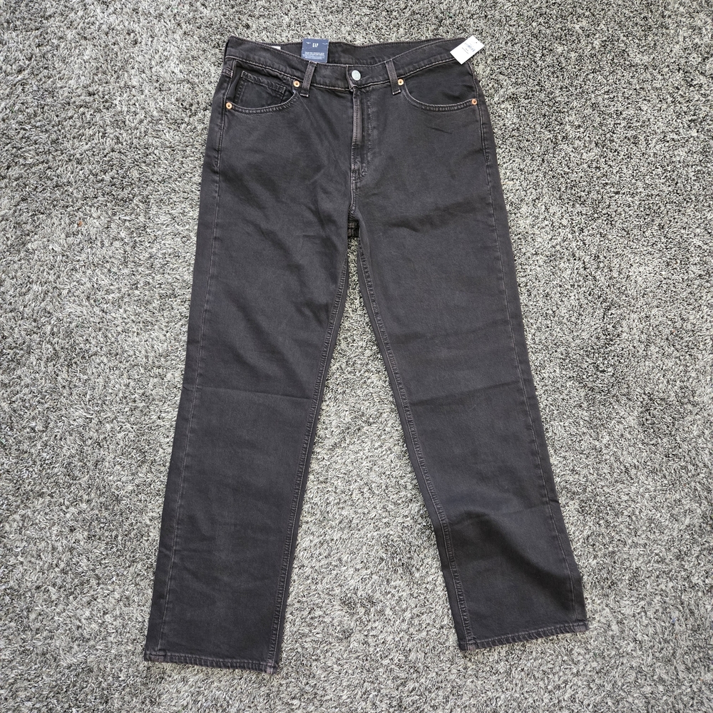GAP 90s Loose Mid Rise Jeans NWT BROWN 29/8R Straight Leg Retro Street Style - Picture 2 of 6